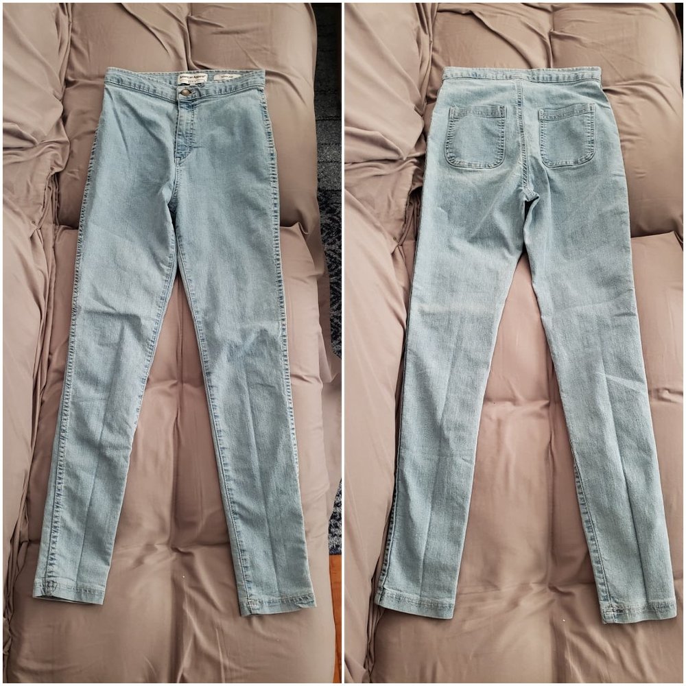 American Apparel The Easy Jean - Set of 3 in Light Wash, Dark Wash, Black Size S - Picture 5 of 14